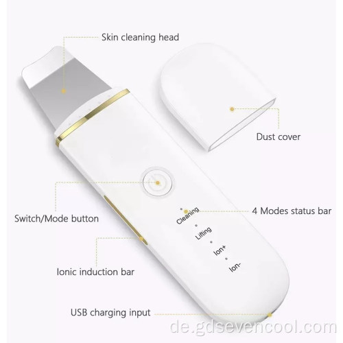 Neuankömmling Haushalt USB Ultraschallhaut Scrubber